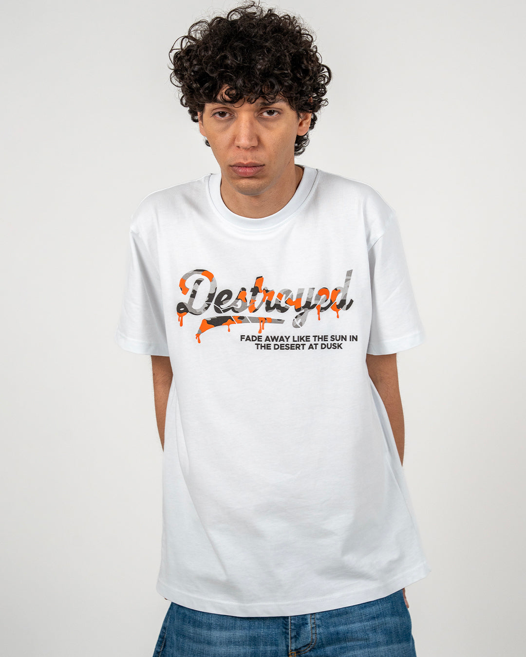 T-shirt Camo Orange